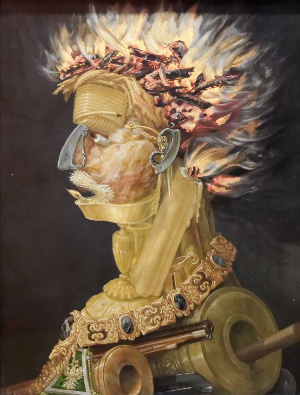 The Allegory of Fire in Detail Giuseppe Arcimboldo
